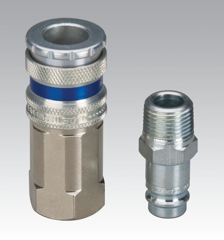 3/8" Female Coupler with 3/8" Male Plug Assembly