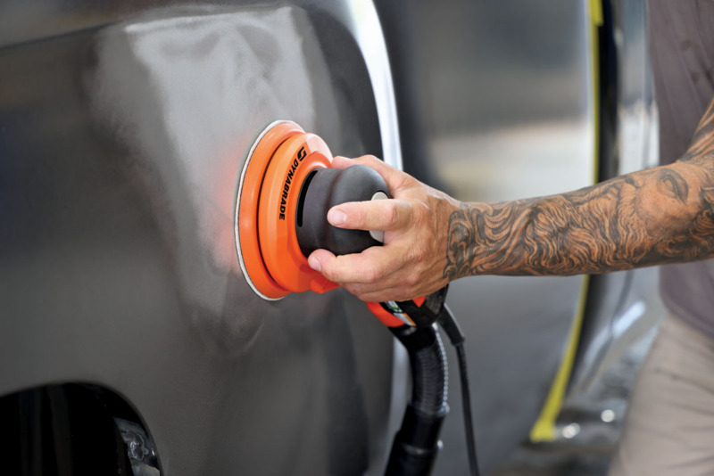 6" (150 mm) Dia. Vacuum Nitro-E Series Random Orbital Sander, Vacuum Short Hook Pad