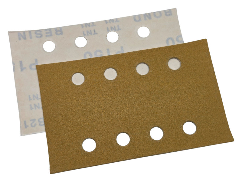 Hoja DynaCut PSA con succión, grano 150, de 81 mm de ancho x 133 mm de largo