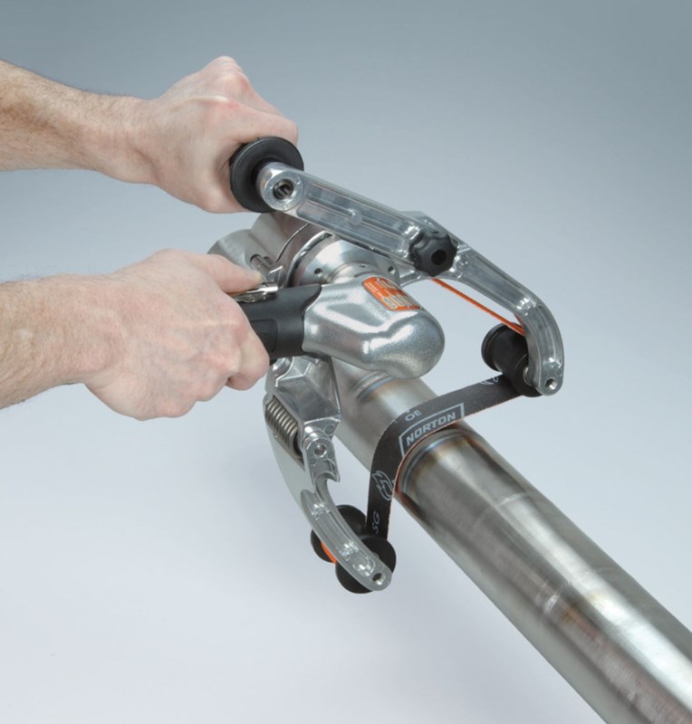 Pneumatic Pipe Belt Finisher