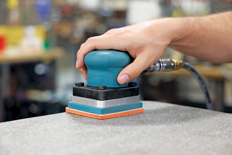 Dynabug II Orbital Sander, Non-Vacuum, 3"x 4" Hook Pad