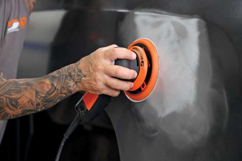 6" (150 mm) Dia. Non-Vacuum Nitro-E Series Random Orbital Sander, Non-Vac Short Hook Pad