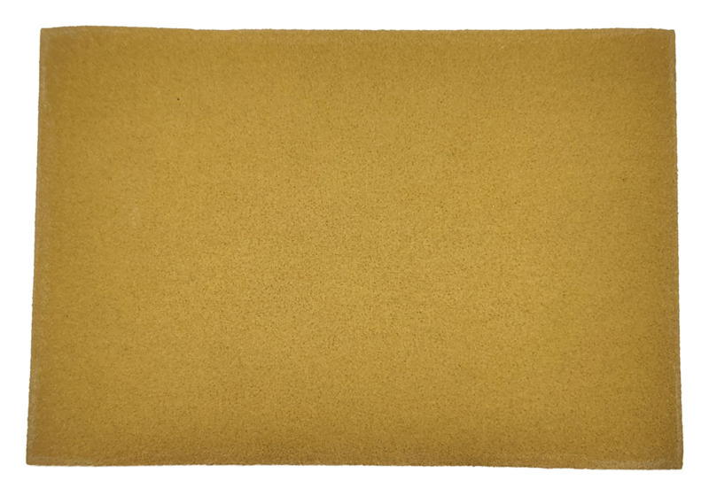 75 mm W x 110 mm L 400 Grit A/O Non-Vacuum Hook-Face DynaCut Sheet