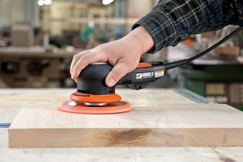 6" (150 mm) Dia. Non-Vacuum Nitro-E Series Random Orbital Sander, Non-Vac Short Hook Pad