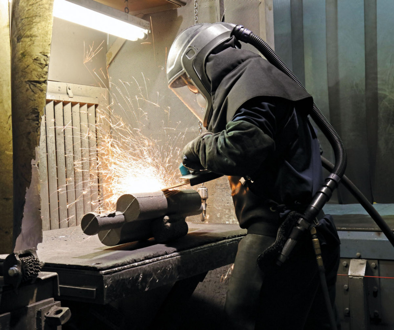 9" (230 mm) Dia. Right-Angle Depressed Center Wheel Grinder