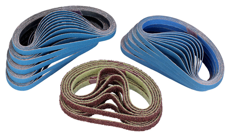 Dynafile II (Air & Elec) 1/2" (13 mm) W x 18" (457 mm) L Belt Assortment Pak