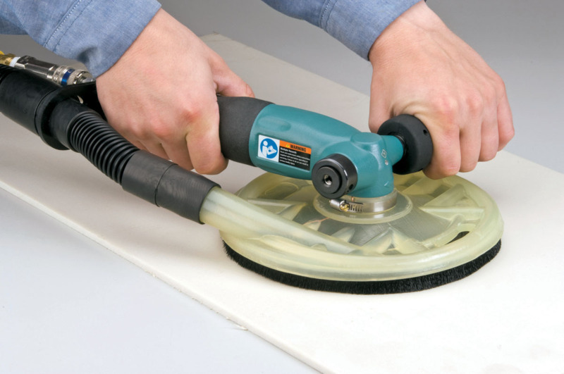 7" (178 mm) Dia. Right Angle Disc Sander, Central Vacuum