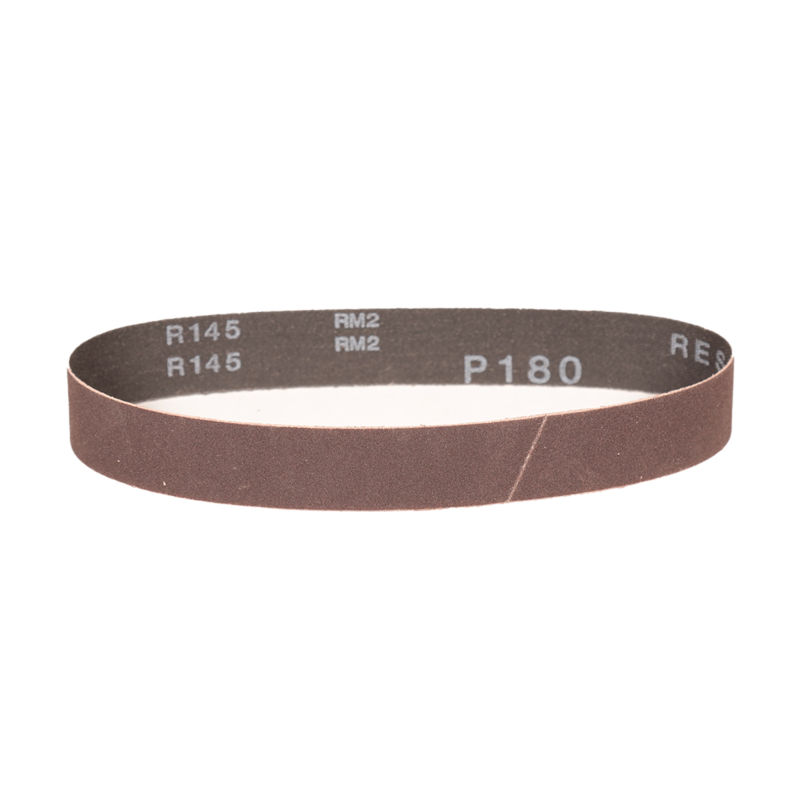 1" (25 mm) de largura x 18" (457 mm) de comprimento – Correia DynaCut com grão 180, tipo A/O