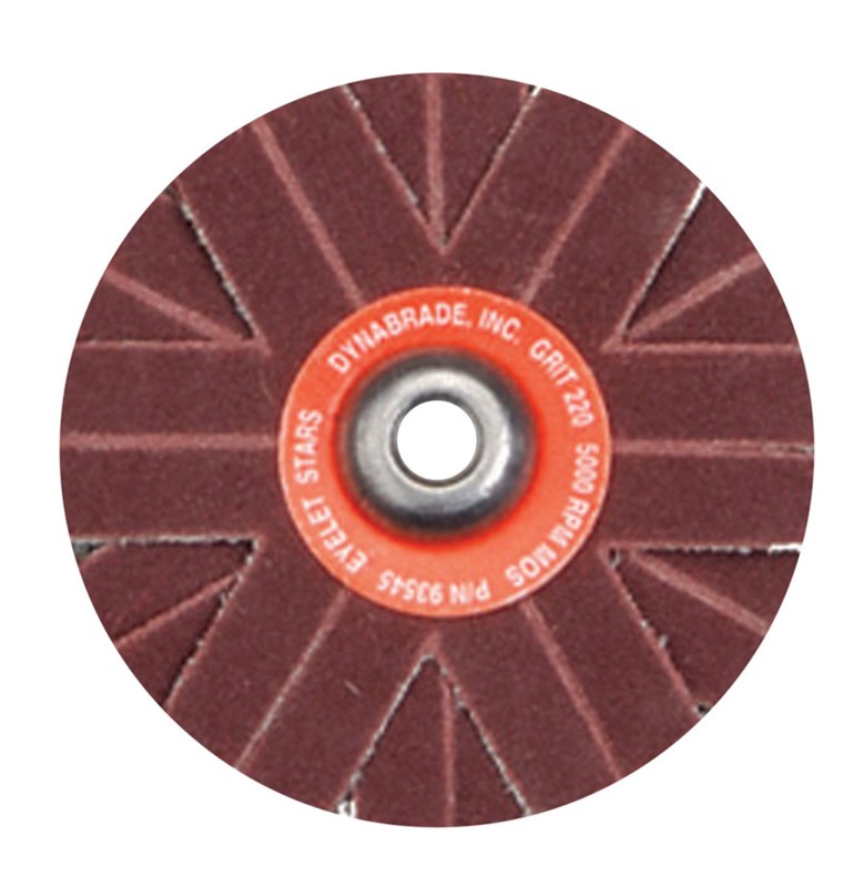 1-1/2" (38 mm) Dia. 180 Grit A/O Eyelet Sanding Star