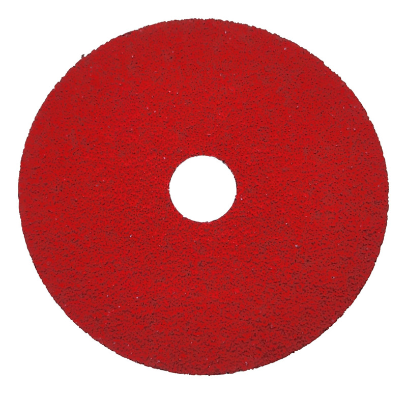 Disco de fibra cerámica DynaCut de 5" (127 mm) de diámetro x 7/8" de espesor, grano 36