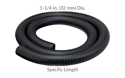 1 1/4" (32 mm) Static Conductive Hose, Black