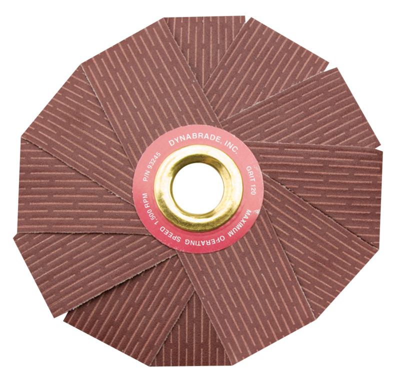 Estrela de lixa de 8" (203 mm) de diâmetro, grão 180, com fixação em eixo A/O