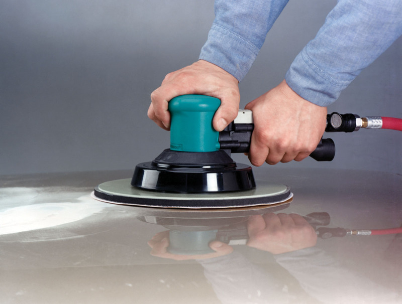 11" (279 mm) Dia. Two-Hand Gear-Driven Sander, Non-Vacuum
