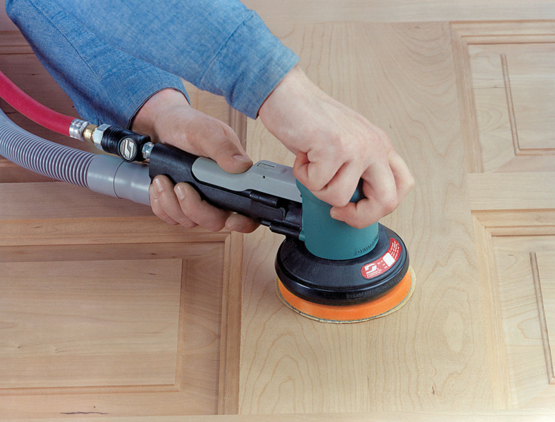 5" (127 mm) Dia. Two-Hand Dynorbital Random Orbital Sander, Self-Generated Vacuum